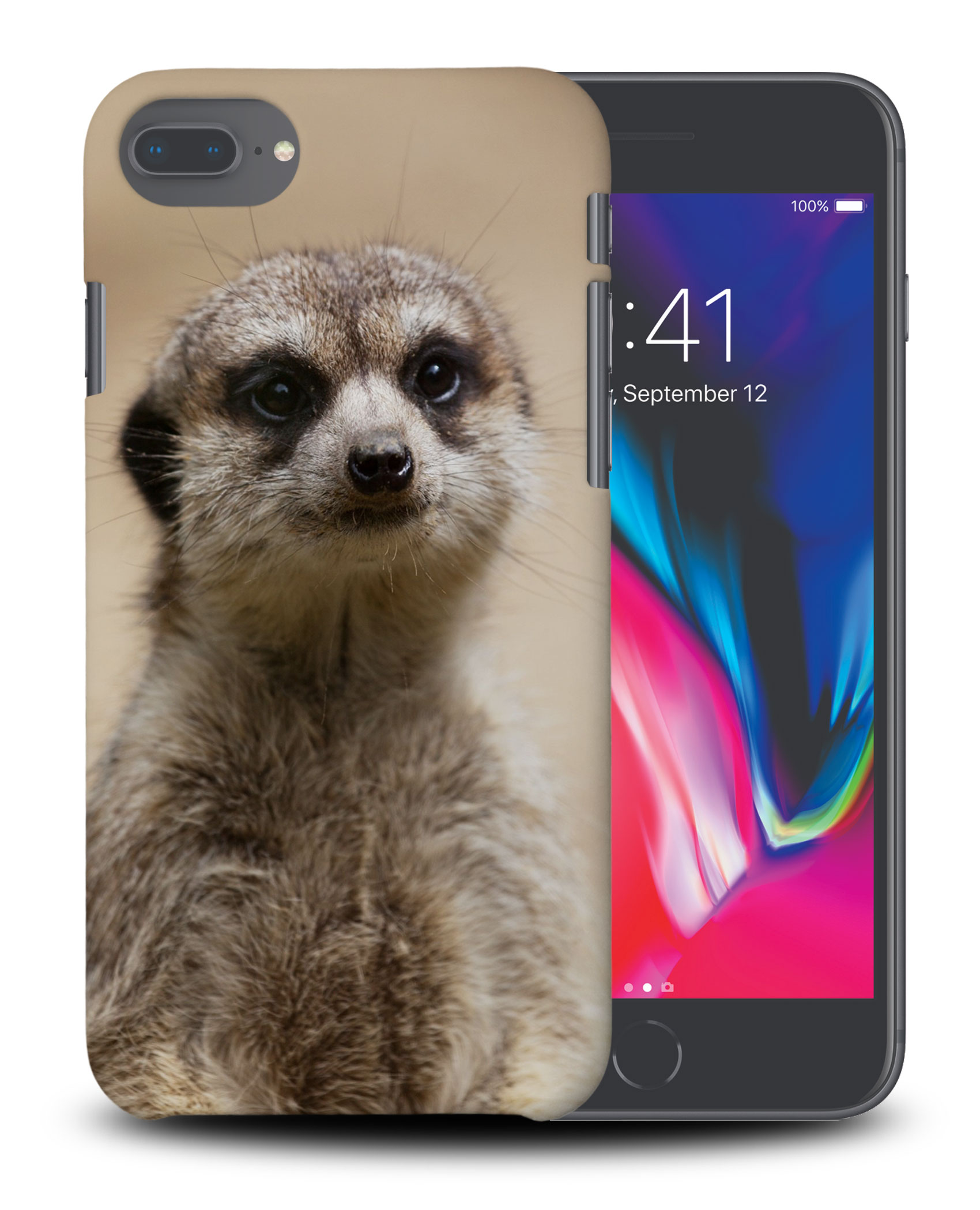 CASE COVER FOR APPLE IPHONE|CUTE ANIMAL MEERKAT 10 - Picture 30 of 44