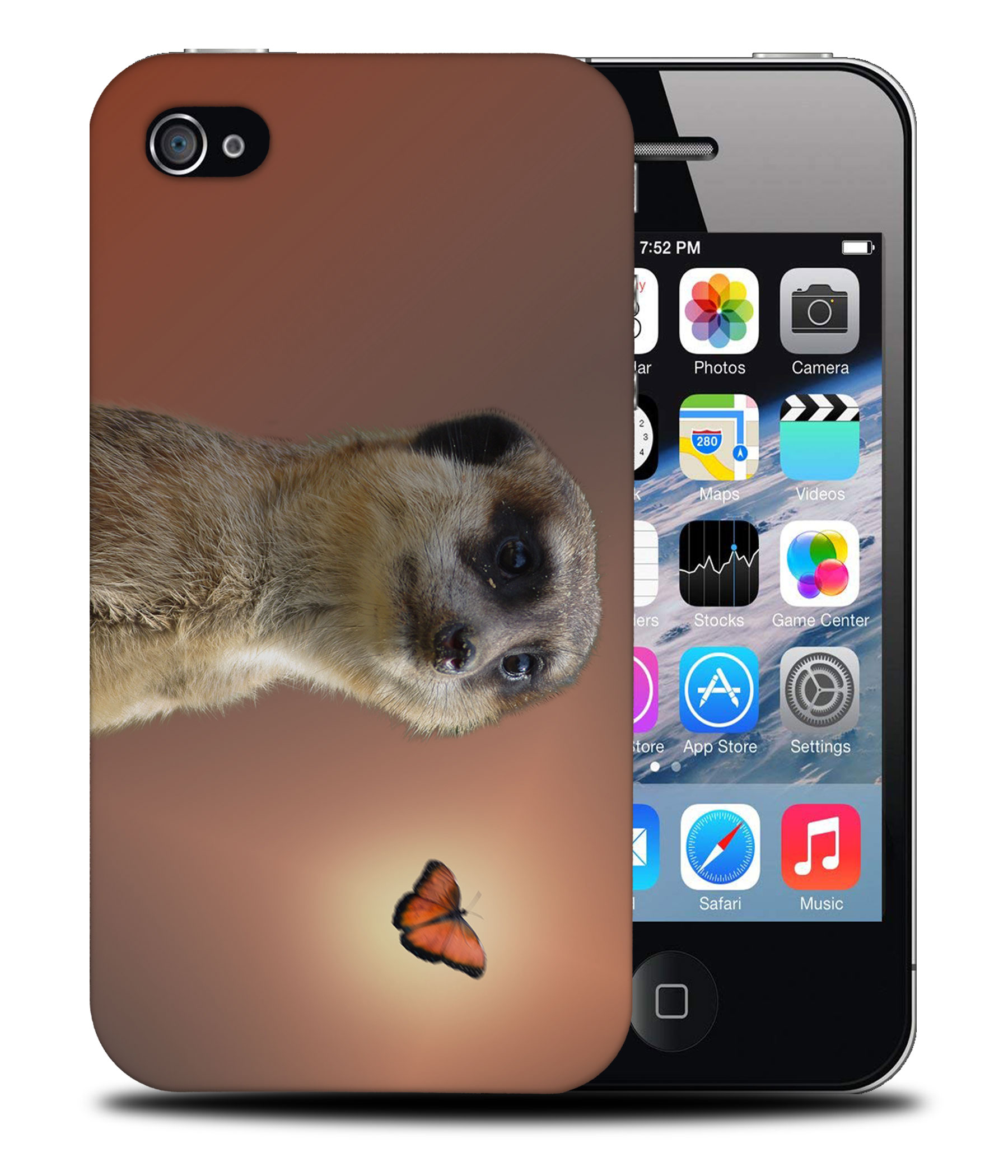 CASE COVER FOR APPLE IPHONE|CUTE ANIMAL MEERKAT 13 - Picture 40 of 44