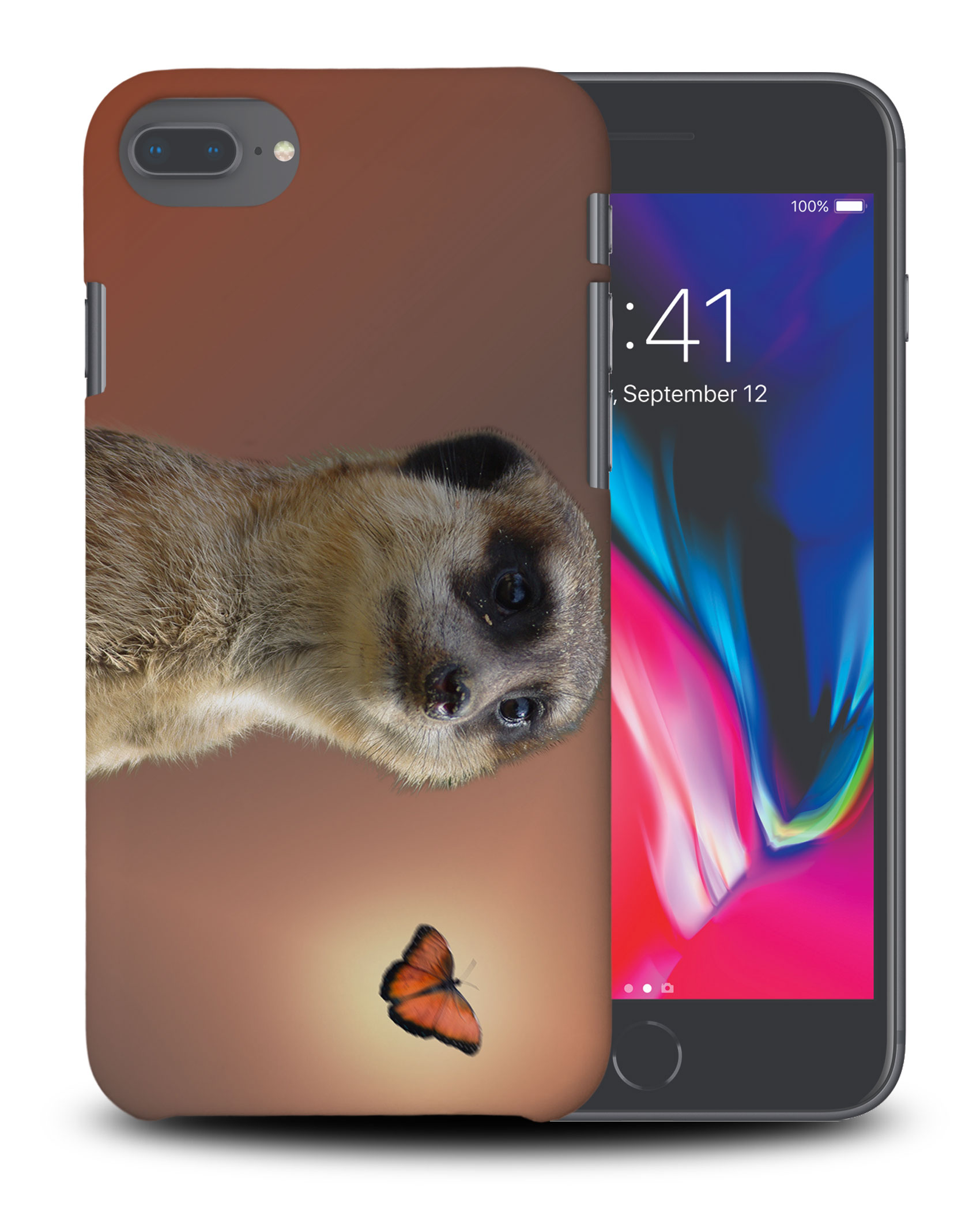 CASE COVER FOR APPLE IPHONE|CUTE ANIMAL MEERKAT 13 - Picture 30 of 44