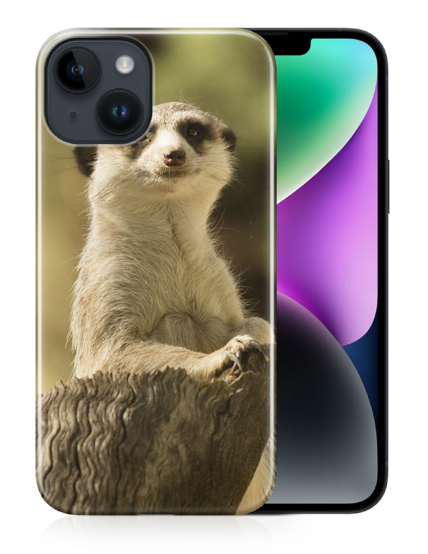 CASE COVER FOR APPLE IPHONE|CUTE ANIMAL MEERKAT 14 - Picture 12 of 44