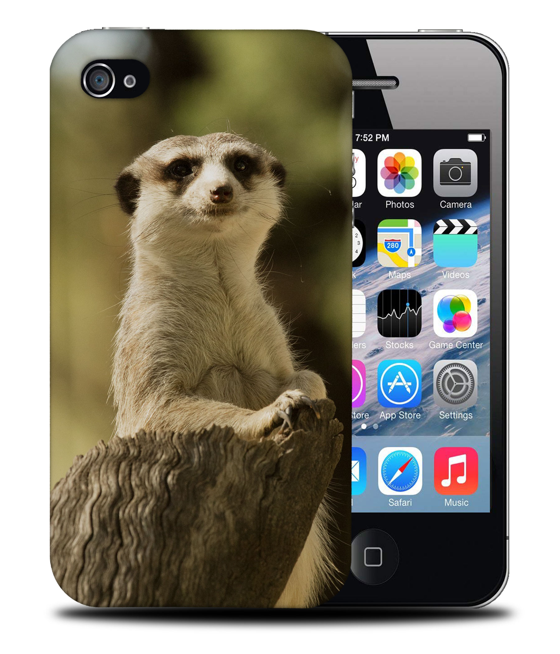 CASE COVER FOR APPLE IPHONE|CUTE ANIMAL MEERKAT 14 - Picture 40 of 44