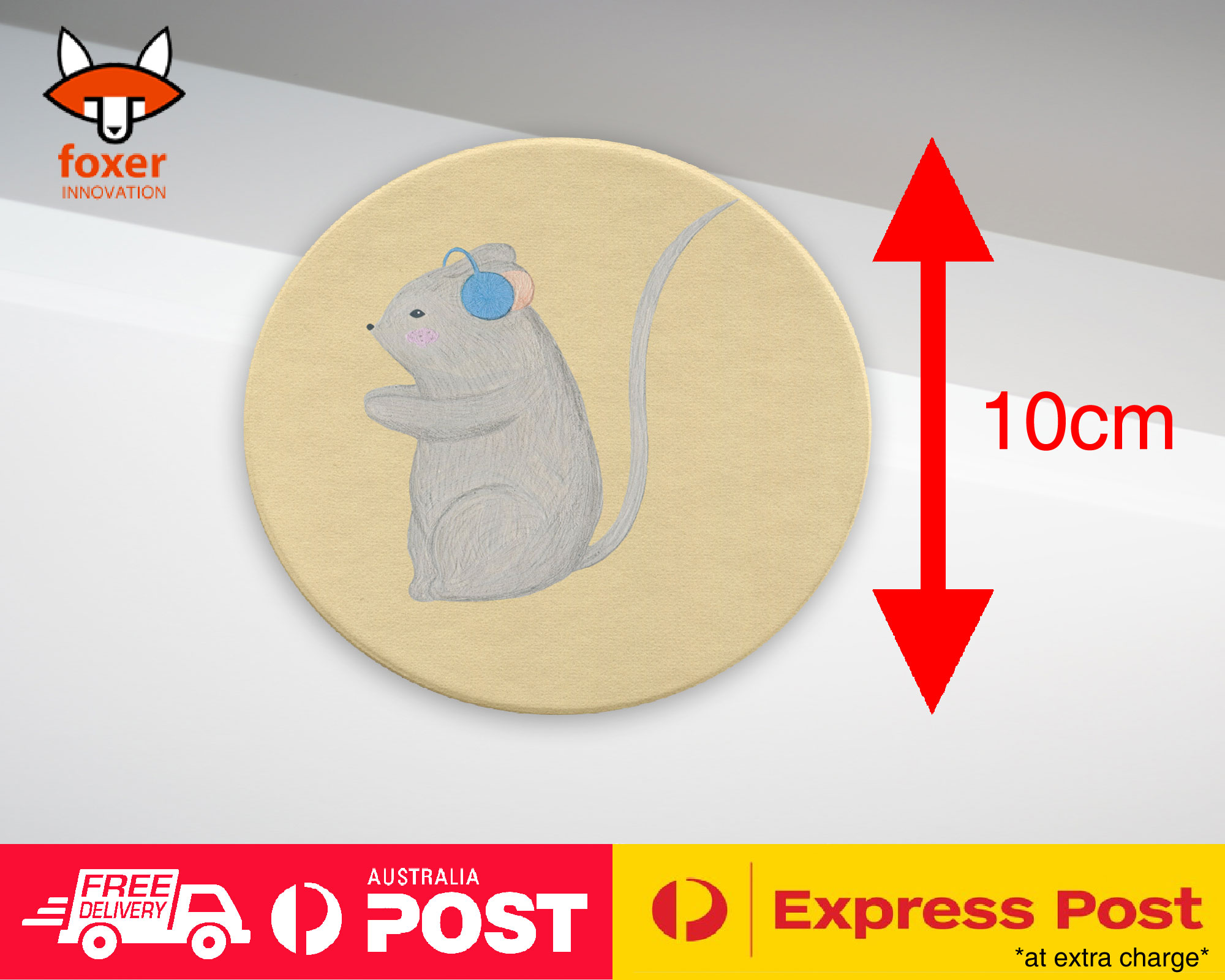 COASTER COFFEE DRINKING MAT|MOUSE DRAWING SKETCH 2