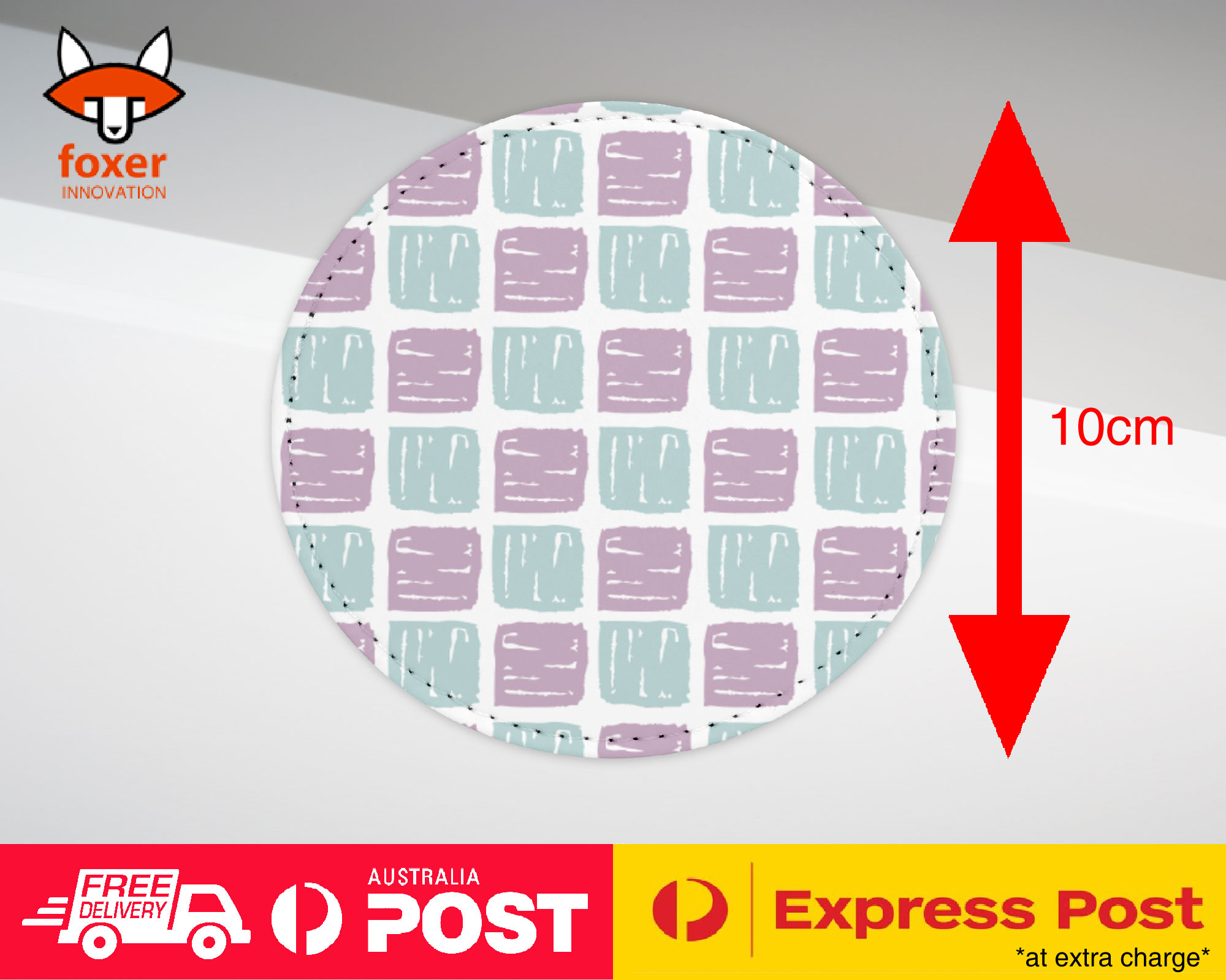 COASTER COFFEE DRINKING MAT|SQUARE GEOMETRIC PATTERN 36