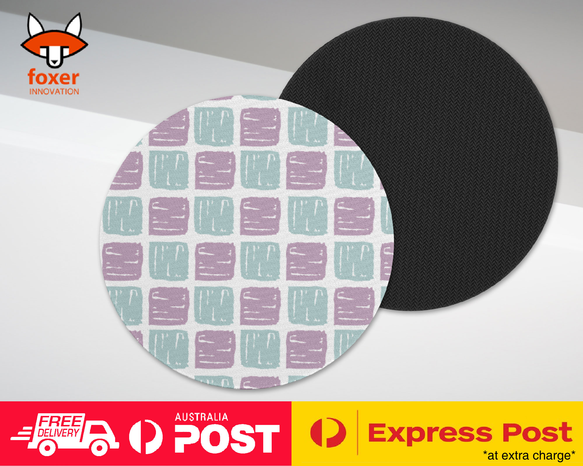 COASTER COFFEE DRINKING MAT|SQUARE GEOMETRIC PATTERN 36