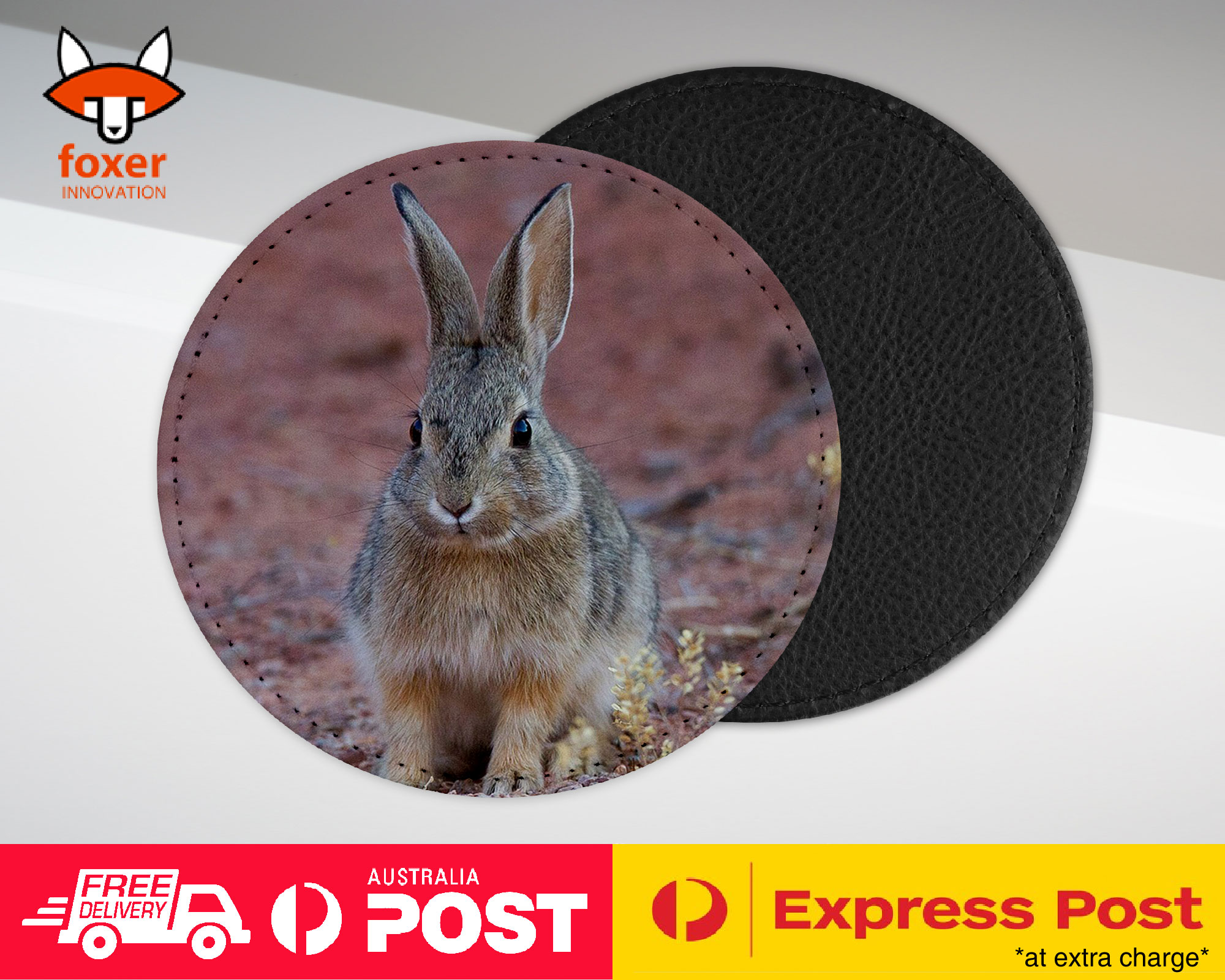 COASTER COFFEE DRINKING MAT|CUTE RABBIT BUNNY 14