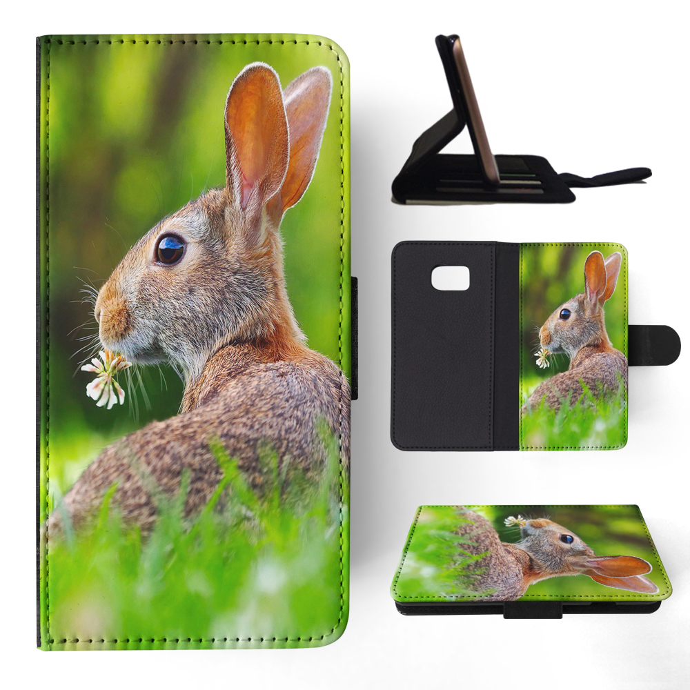 FLIP CASE FOR SAMSUNG GALAXY|CUTE RABBIT BUNNY 37 - Picture 111 of 120
