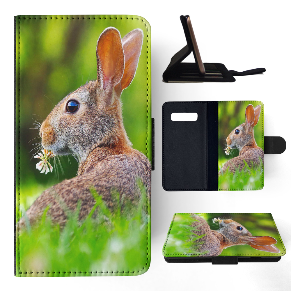 FLIP CASE FOR SAMSUNG GALAXY|CUTE RABBIT BUNNY 37 - Picture 81 of 120