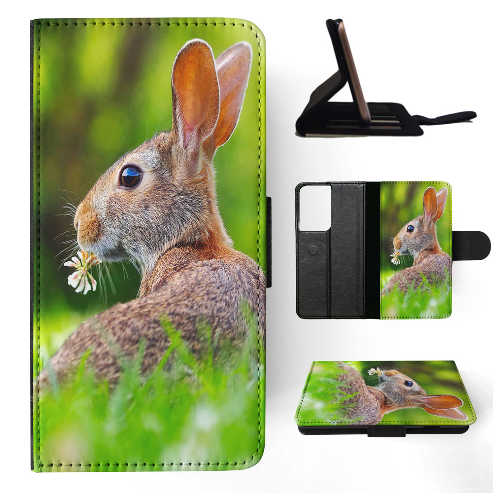 FLIP CASE FOR SAMSUNG GALAXY|CUTE RABBIT BUNNY 37 - Picture 51 of 120