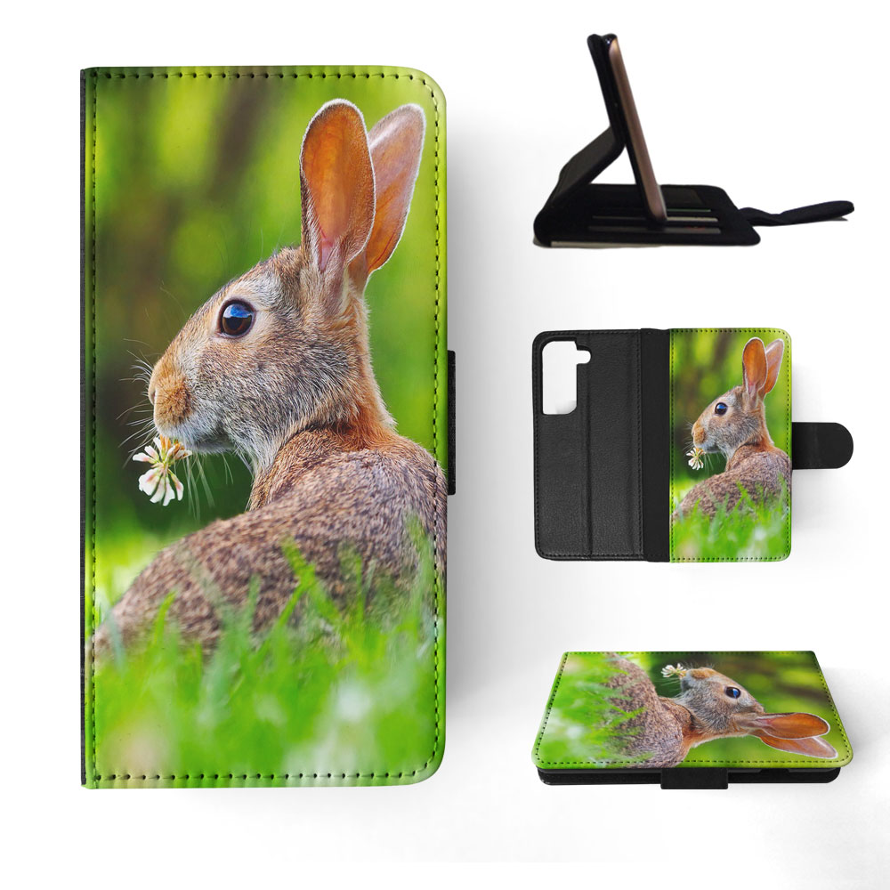 FLIP CASE FOR SAMSUNG GALAXY|CUTE RABBIT BUNNY 37 - Picture 46 of 120