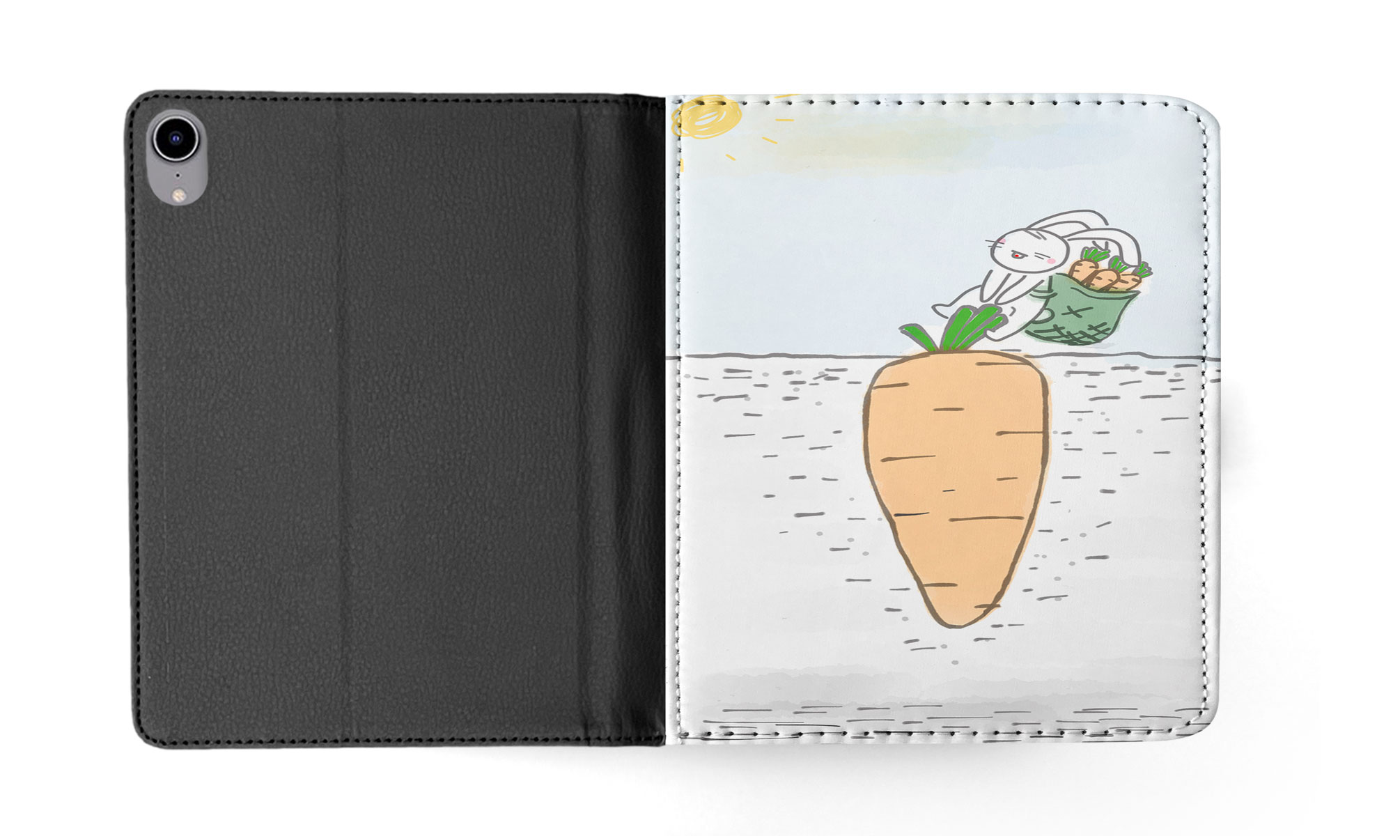 FUNDA FUNDA PARA APPLE IPAD|LINDO CONEJO CONEJITO TIRA ZANAHORIA - Imagen 9 de 55