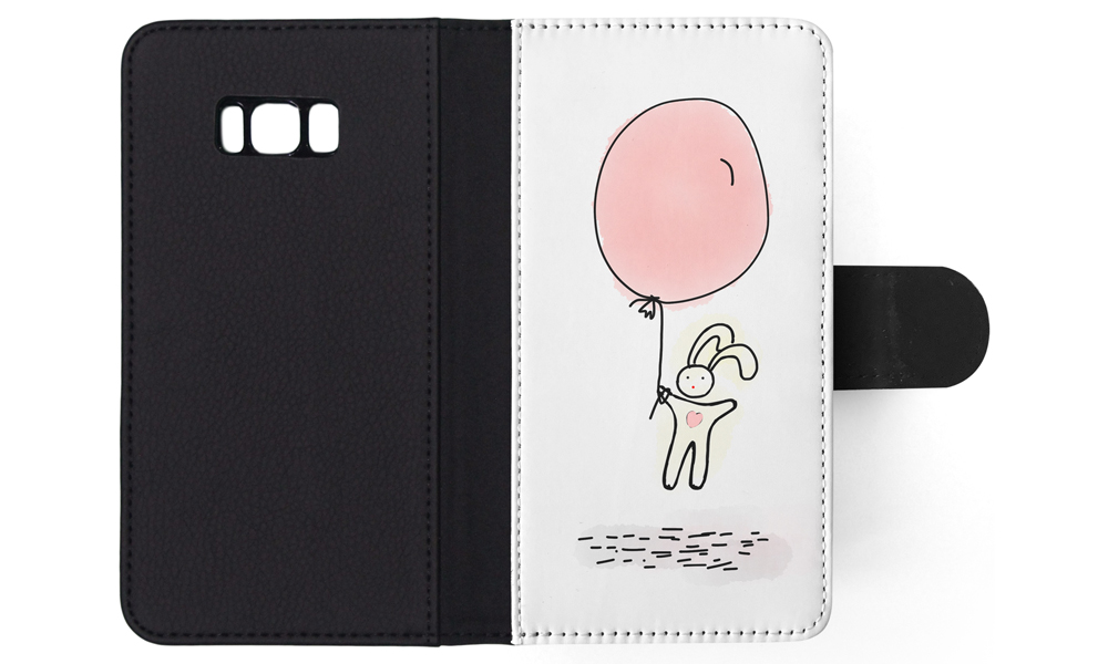FLIP CASE FOR SAMSUNG GALAXY|CUTE RABBIT BUNNY SKETCH ART 1 - Picture 104 of 120