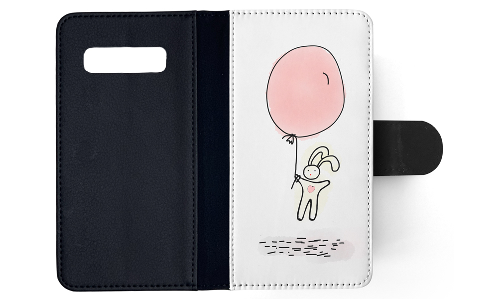 FLIP CASE FOR SAMSUNG GALAXY|CUTE RABBIT BUNNY SKETCH ART 1 - Picture 84 of 120