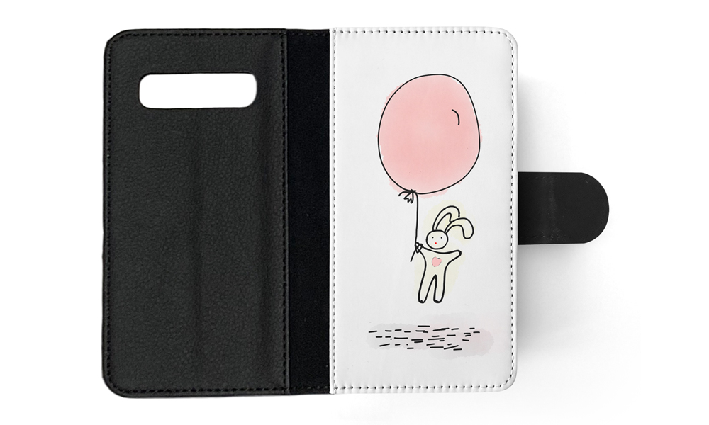 FLIP CASE FOR SAMSUNG GALAXY|CUTE RABBIT BUNNY SKETCH ART 1 - Picture 89 of 120