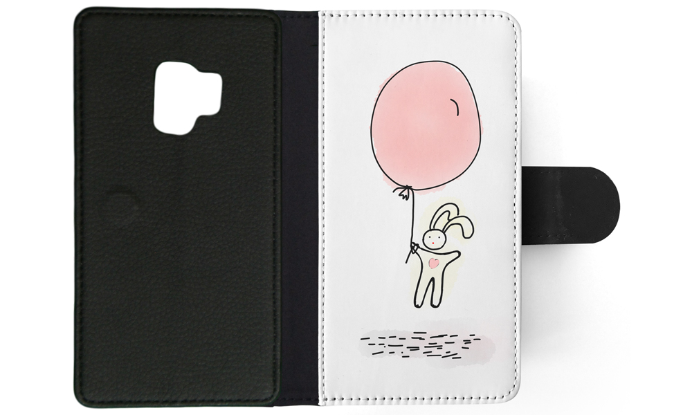 FLIP CASE FOR SAMSUNG GALAXY|CUTE RABBIT BUNNY SKETCH ART 1 - Picture 94 of 120