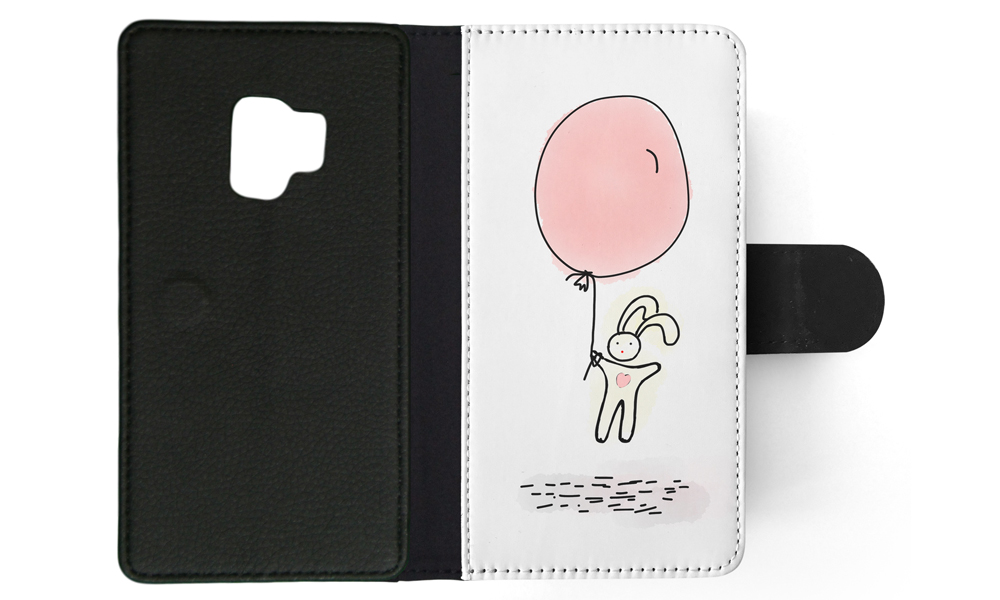 FLIP CASE FOR SAMSUNG GALAXY|CUTE RABBIT BUNNY SKETCH ART 1 - Picture 99 of 120