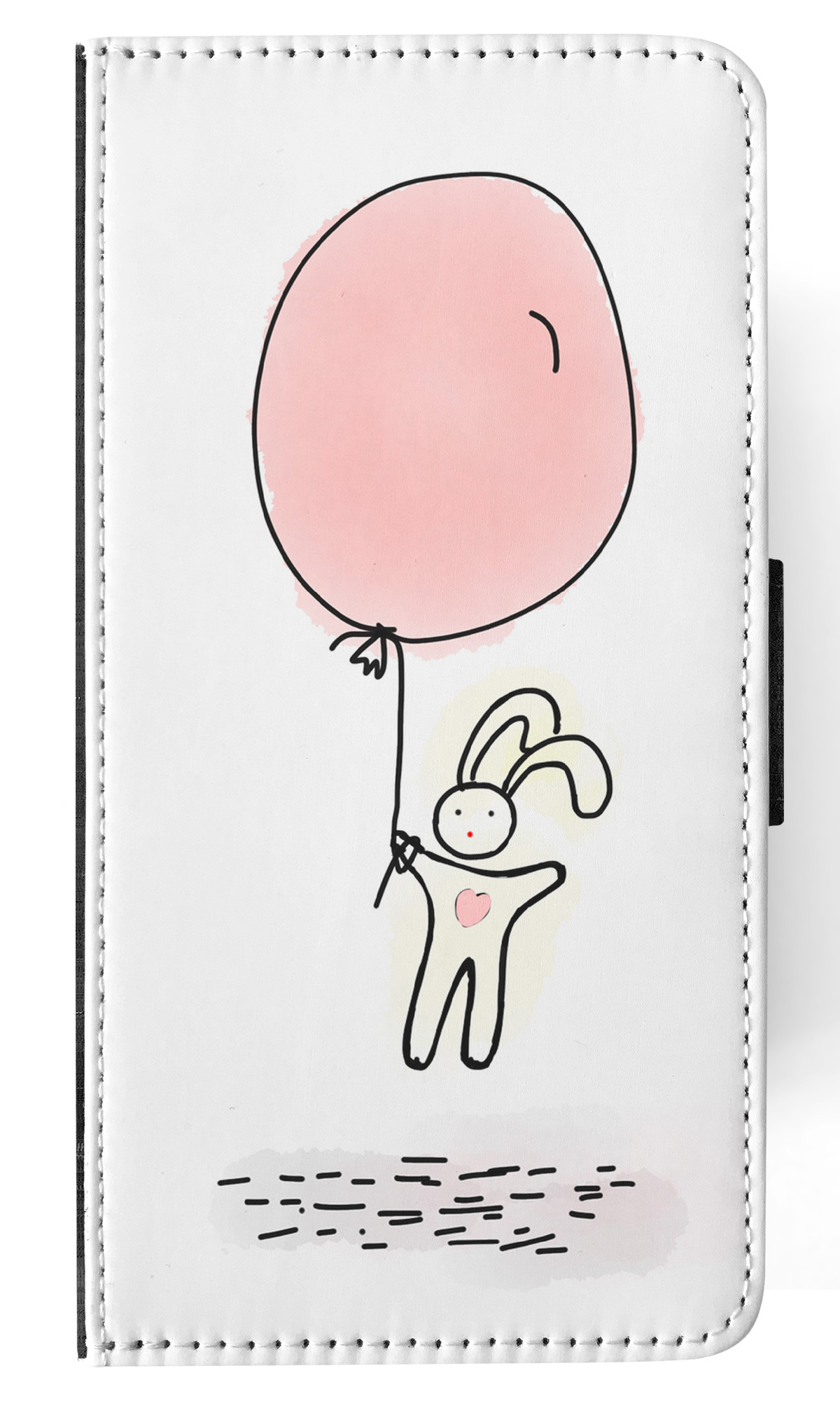 FLIP CASE FOR SAMSUNG GALAXY|CUTE RABBIT BUNNY SKETCH ART 1 - Picture 12 of 120