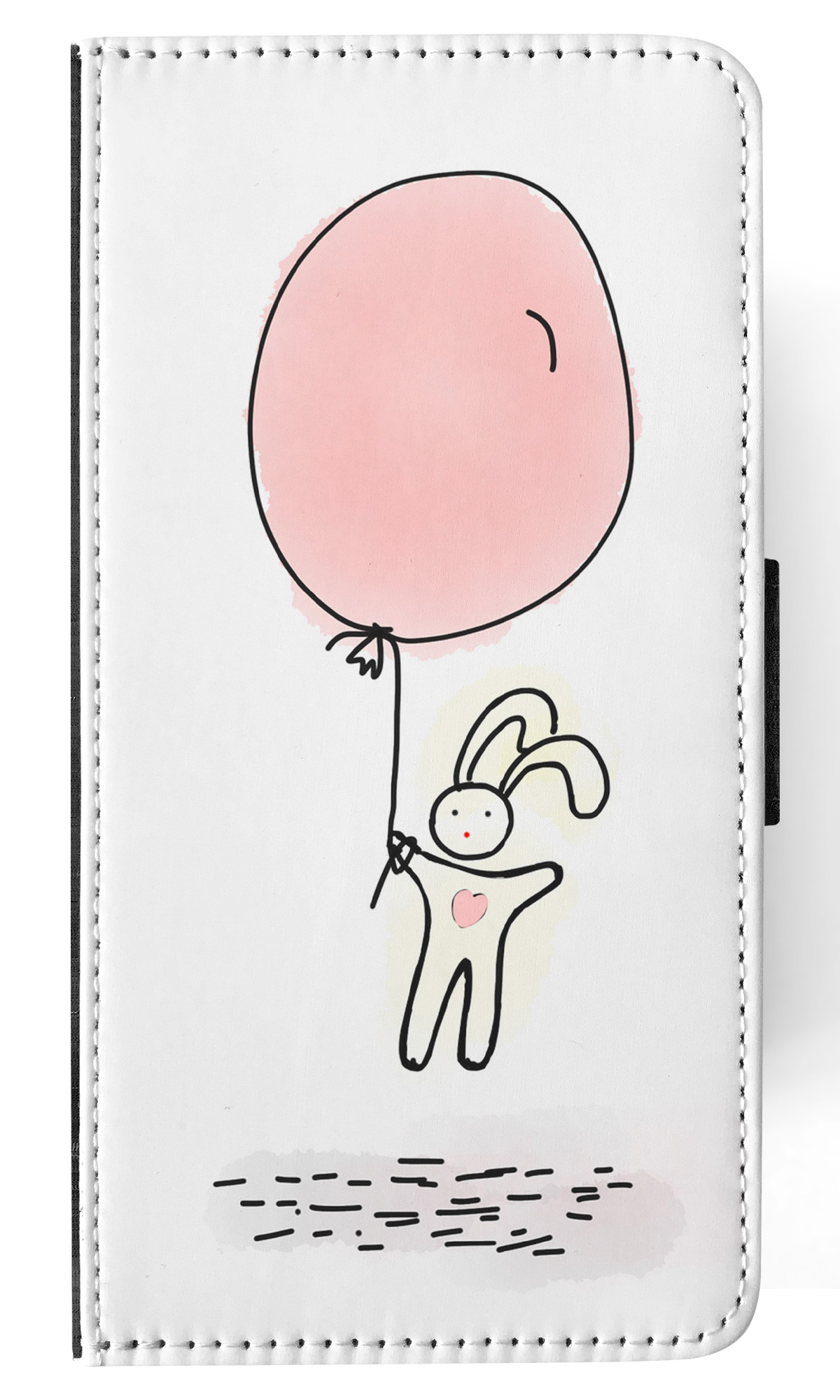 FLIP CASE FOR SAMSUNG GALAXY|CUTE RABBIT BUNNY SKETCH ART 1 - Picture 7 of 120