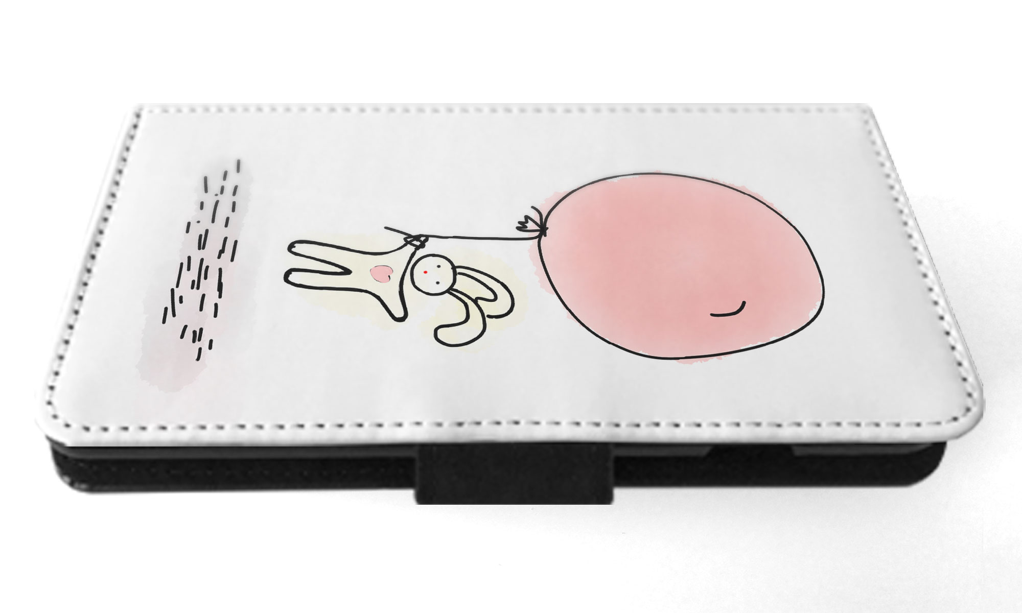 FLIP CASE FOR SAMSUNG GALAXY|CUTE RABBIT BUNNY SKETCH ART 1 - Picture 28 of 120