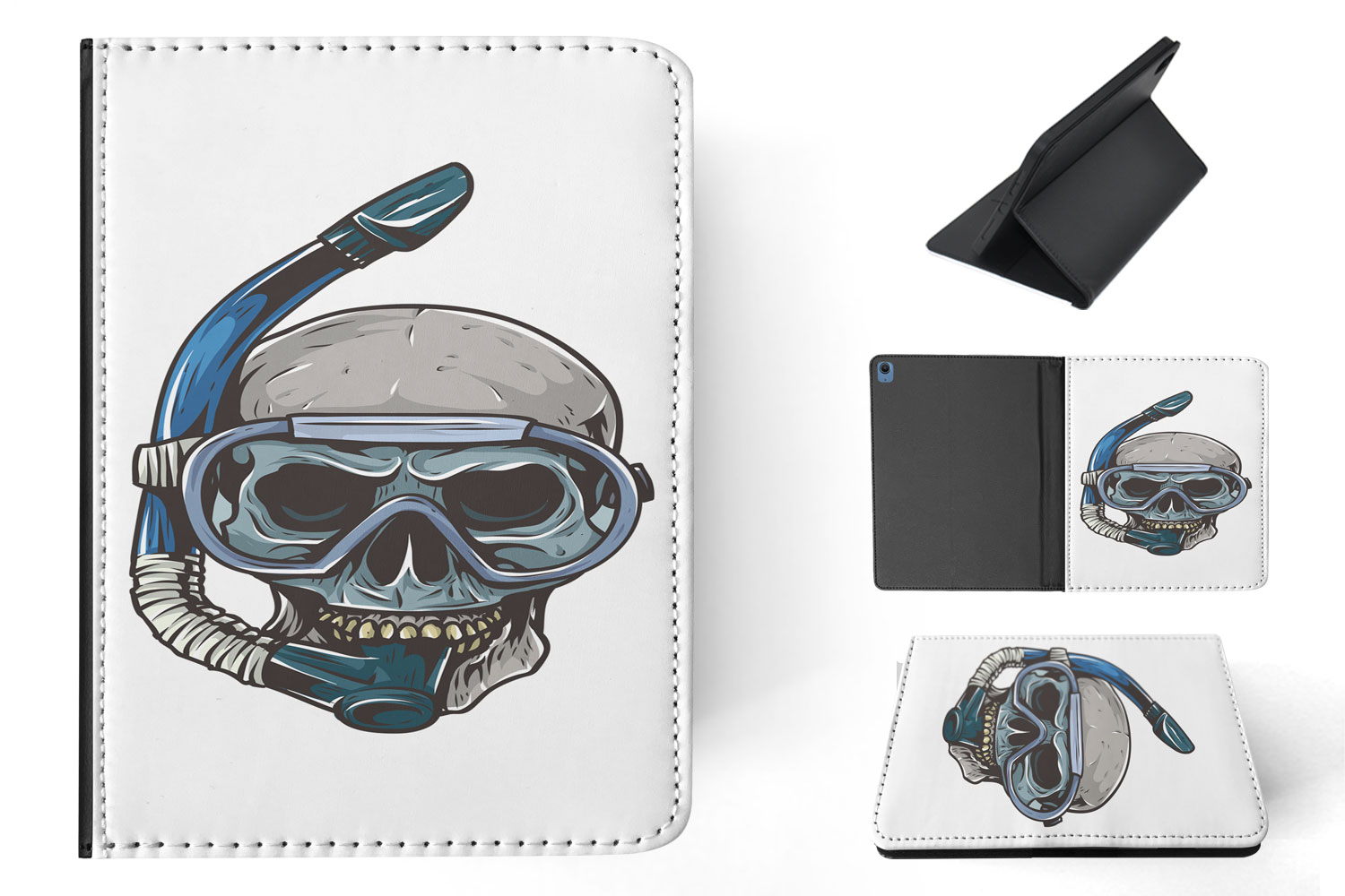 CASE COVER FOR APPLE IPAD|SKULL SCUBA DIVER - 第 11/55 張圖片
