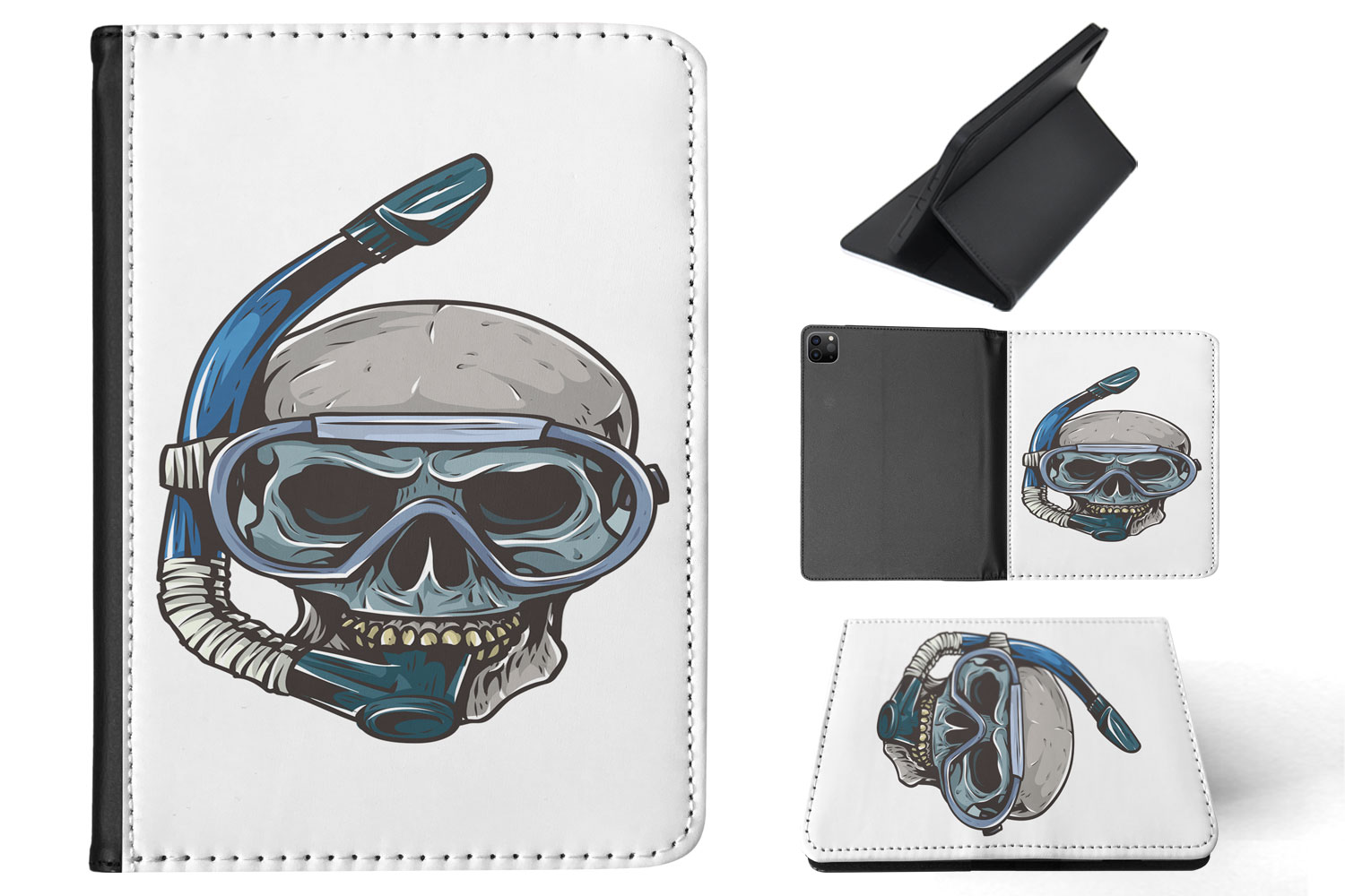 CASE COVER FOR APPLE IPAD|SKULL SCUBA DIVER - 第 36/55 張圖片