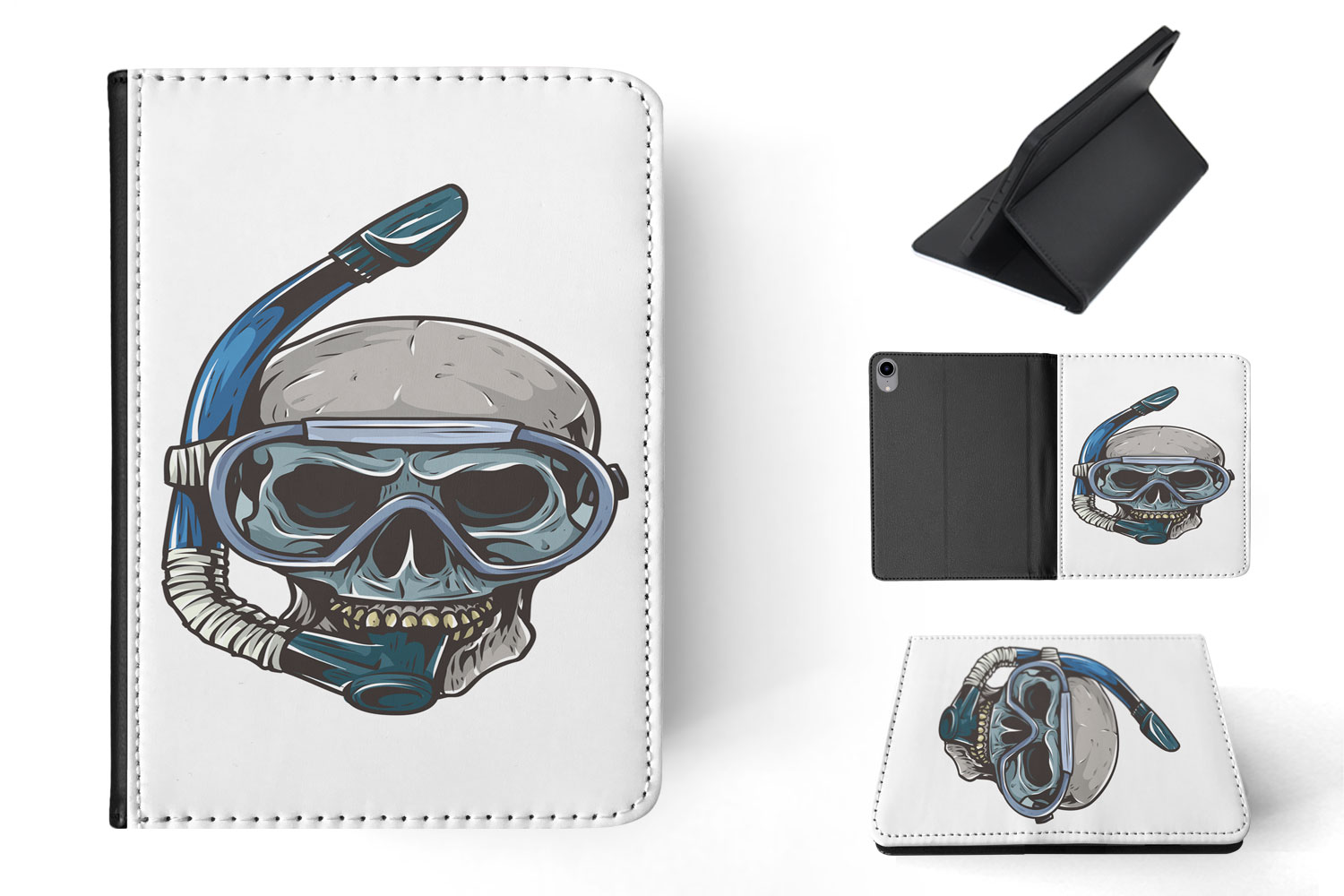 CASE COVER FOR APPLE IPAD|SKULL SCUBA DIVER - 第 6/55 張圖片