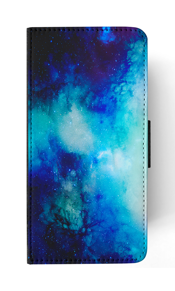 FLIP CASE FOR SAMSUNG GALAXY|WATERCOLOR SPACE BLUE ART 1 - Picture 107 of 120