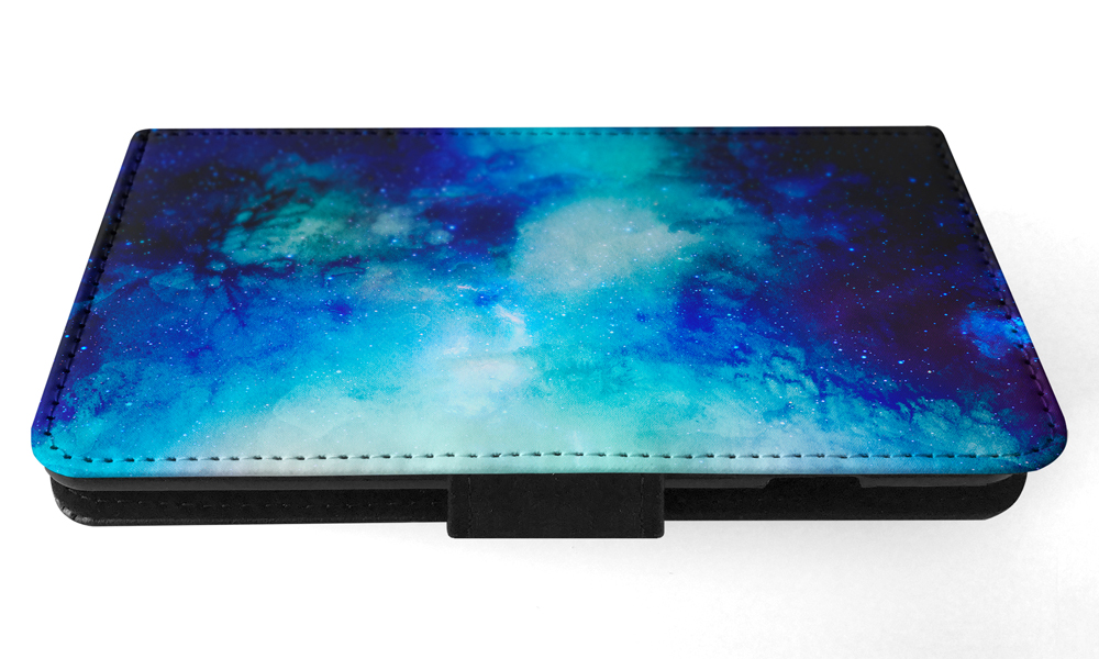 FLIP CASE FOR SAMSUNG GALAXY|WATERCOLOR SPACE BLUE ART 1 - Picture 108 of 120