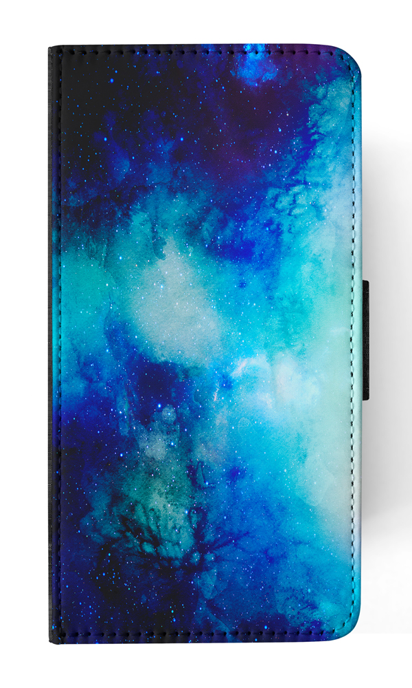 FLIP CASE FOR SAMSUNG GALAXY|WATERCOLOR SPACE BLUE ART 1 - Picture 87 of 120