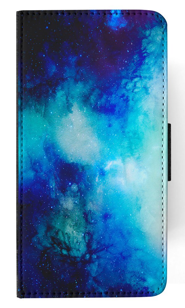 FLIP CASE FOR SAMSUNG GALAXY|WATERCOLOR SPACE BLUE ART 1 - Picture 92 of 120