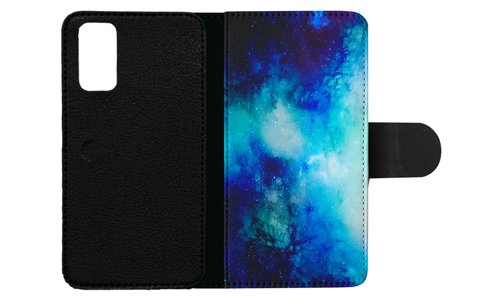 FLIP CASE FOR SAMSUNG GALAXY|WATERCOLOR SPACE BLUE ART 1 - Picture 79 of 120