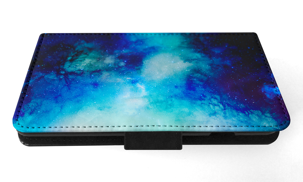 FLIP CASE FOR SAMSUNG GALAXY|WATERCOLOR SPACE BLUE ART 1 - Picture 73 of 120