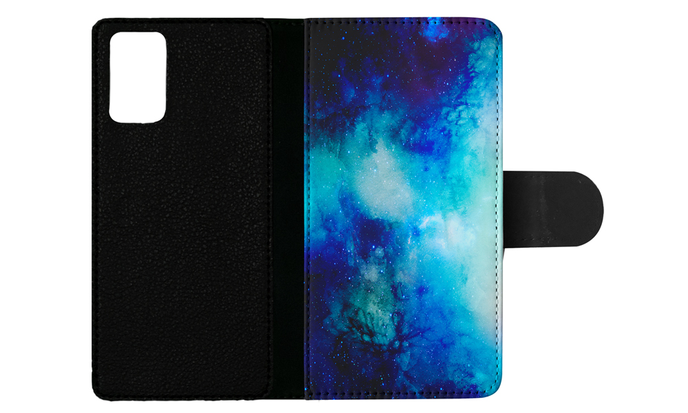 FLIP CASE FOR SAMSUNG GALAXY|WATERCOLOR SPACE BLUE ART 1 - Picture 74 of 120