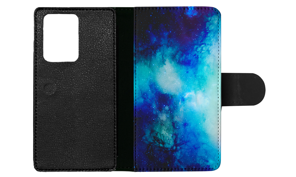FLIP CASE FOR SAMSUNG GALAXY|WATERCOLOR SPACE BLUE ART 1 - Picture 69 of 120