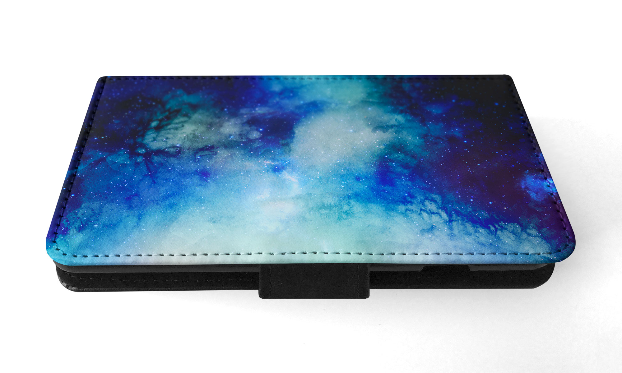 FLIP CASE FOR SAMSUNG GALAXY|WATERCOLOR SPACE BLUE ART 1 - Picture 48 of 120
