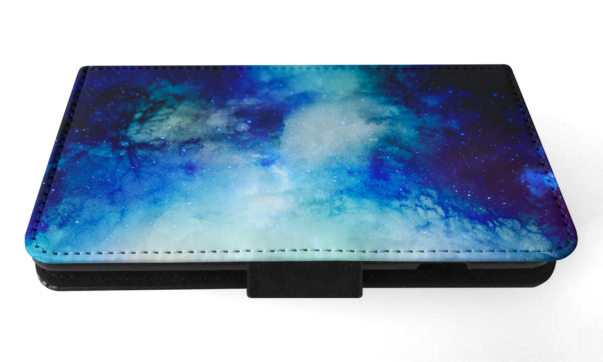 FLIP CASE FOR SAMSUNG GALAXY|WATERCOLOR SPACE BLUE ART 1 - Picture 43 of 120