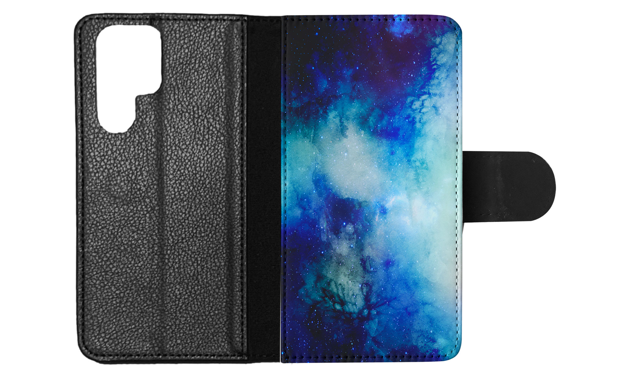 FLIP CASE FOR SAMSUNG GALAXY|WATERCOLOR SPACE BLUE ART 1 - Picture 39 of 120
