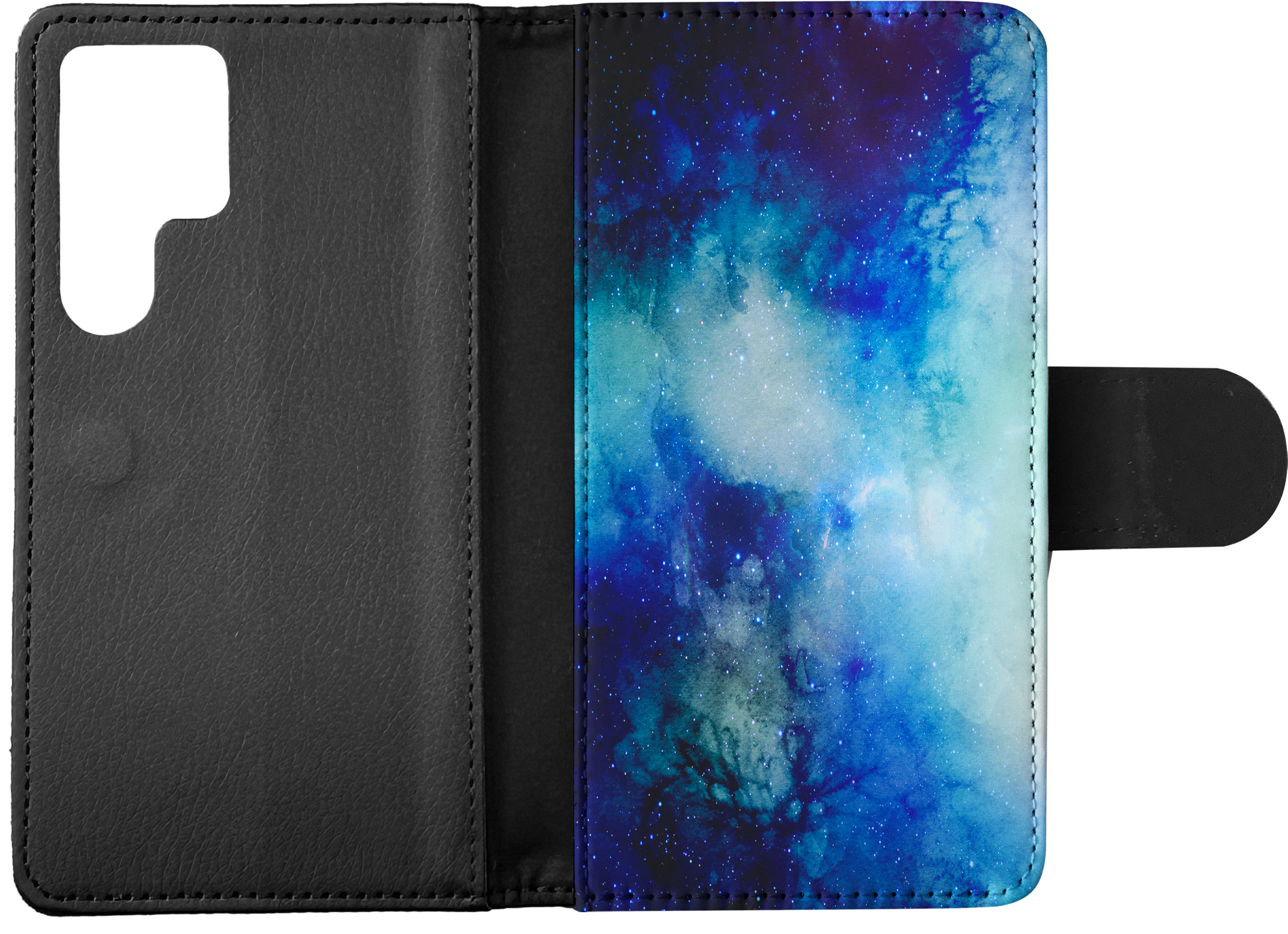 FLIP CASE FOR SAMSUNG GALAXY|WATERCOLOR SPACE BLUE ART 1 - Picture 9 of 120