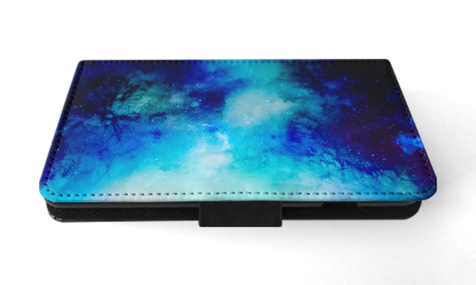 FLIP CASE FOR SAMSUNG GALAXY|WATERCOLOR SPACE BLUE ART 1 - Picture 33 of 120