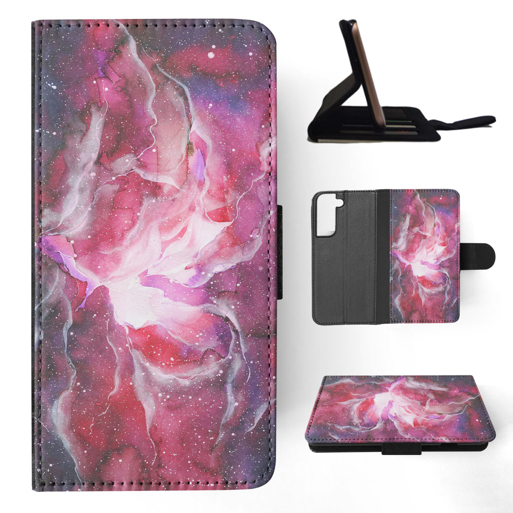 FLIP CASE FOR SAMSUNG GALAXY|WATERCOLOR SPACE ART 12 - Picture 41 of 120