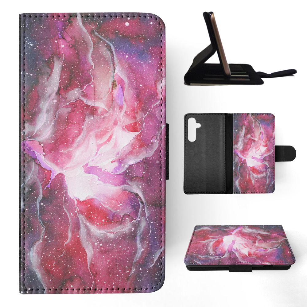 FLIP CASE FOR SAMSUNG GALAXY|WATERCOLOR SPACE ART 12 - Picture 11 of 120