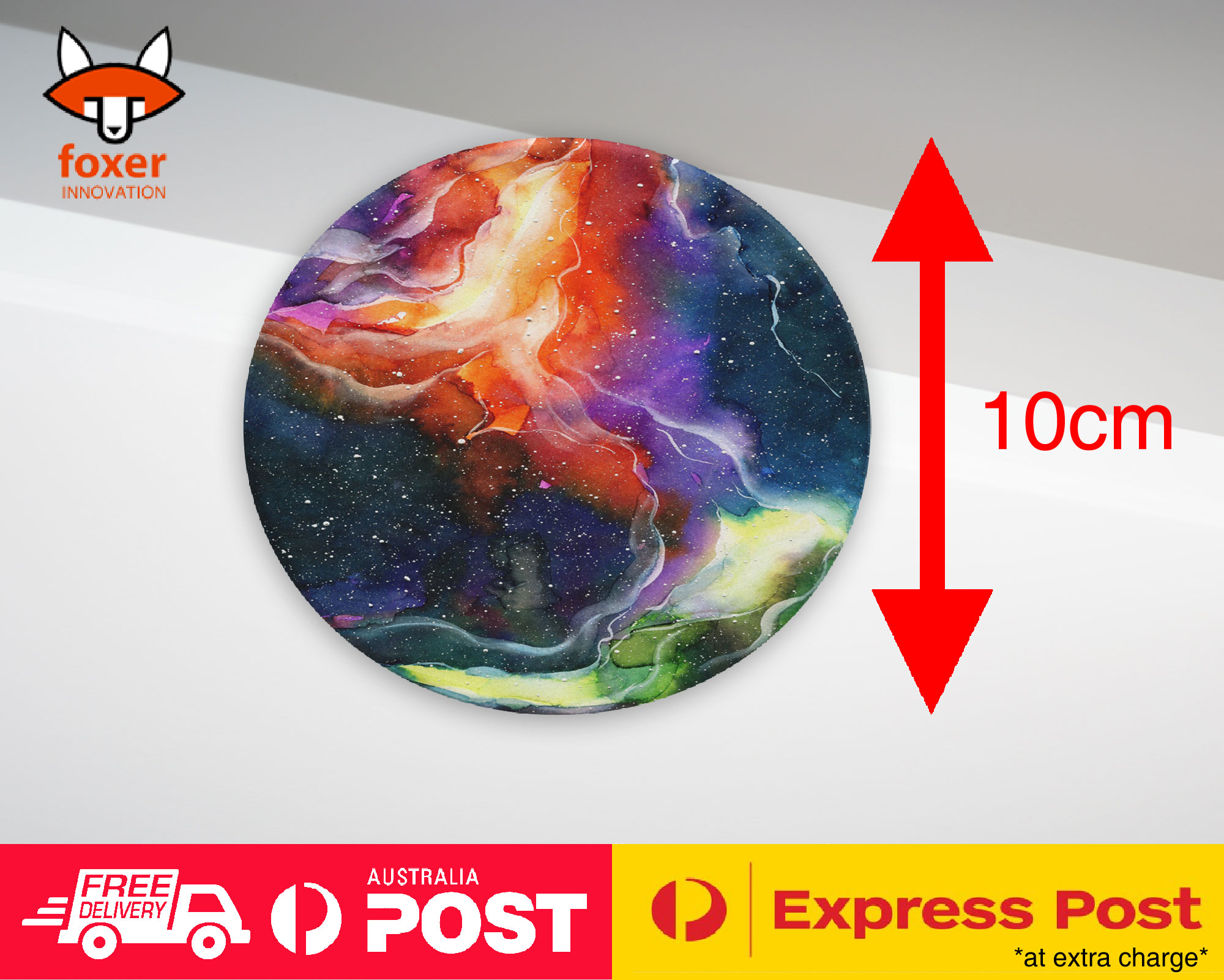 COASTER COFFEE DRINKING MAT|WATERCOLOR SPACE ART 14