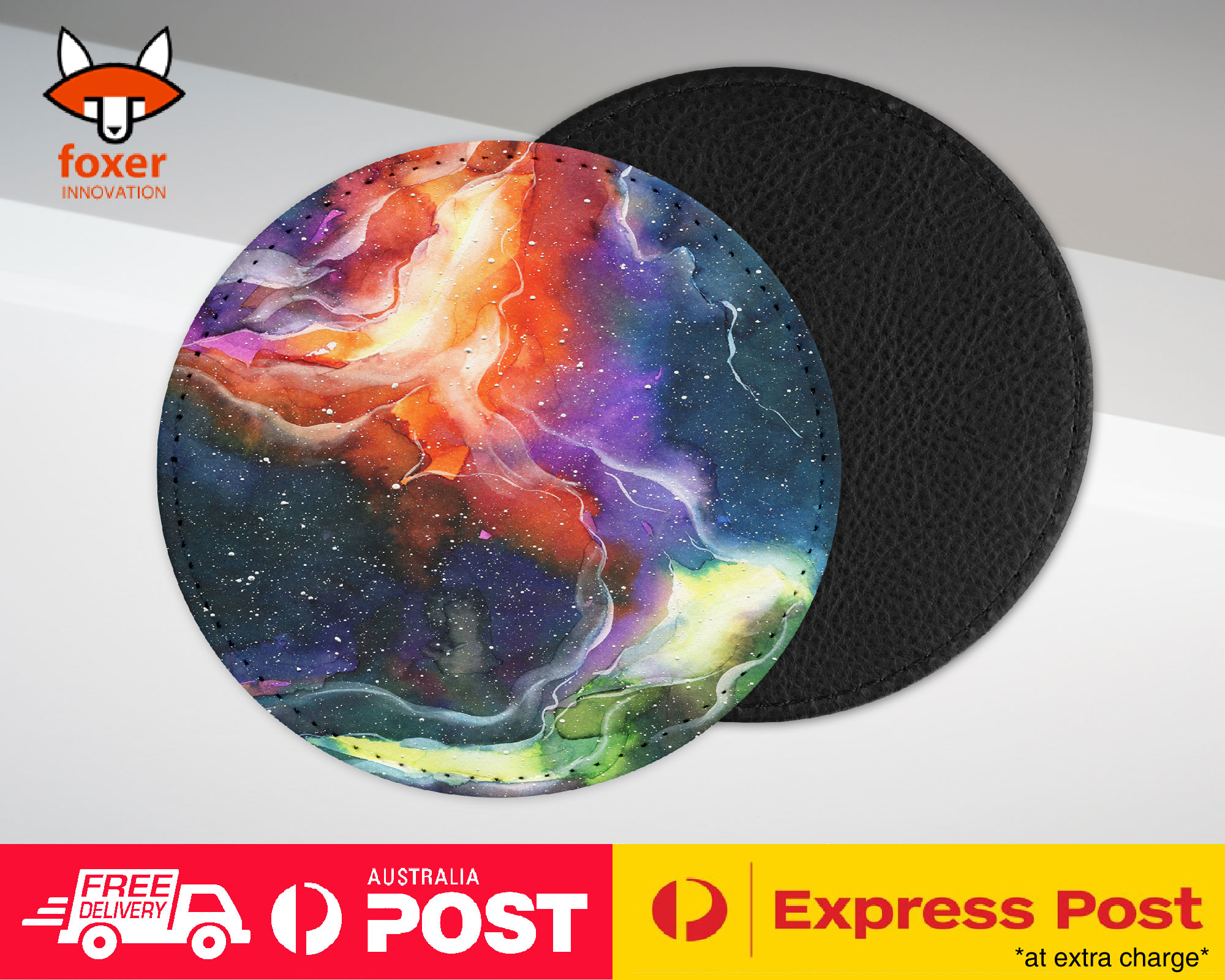 COASTER COFFEE DRINKING MAT|WATERCOLOR SPACE ART 14