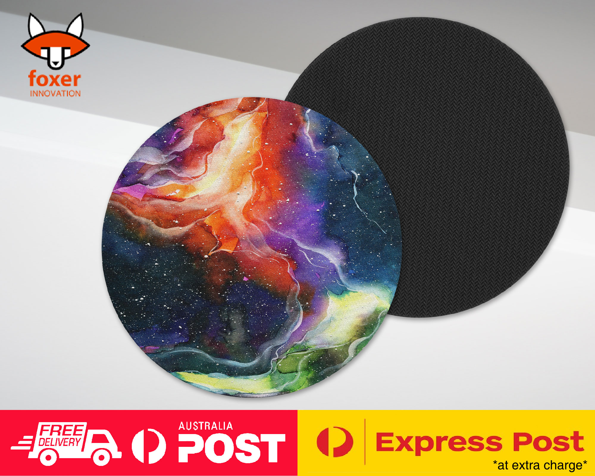 COASTER COFFEE DRINKING MAT|WATERCOLOR SPACE ART 14