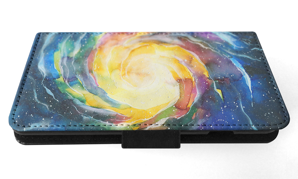 FLIP CASE FOR APPLE IPHONE|WATERCOLOR SPACE ART 15 - Picture 116 of 193