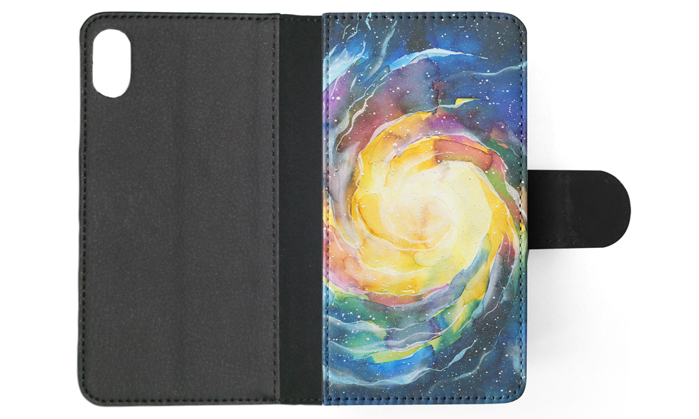 FLIP CASE FOR APPLE IPHONE|WATERCOLOR SPACE ART 15 - Picture 112 of 193