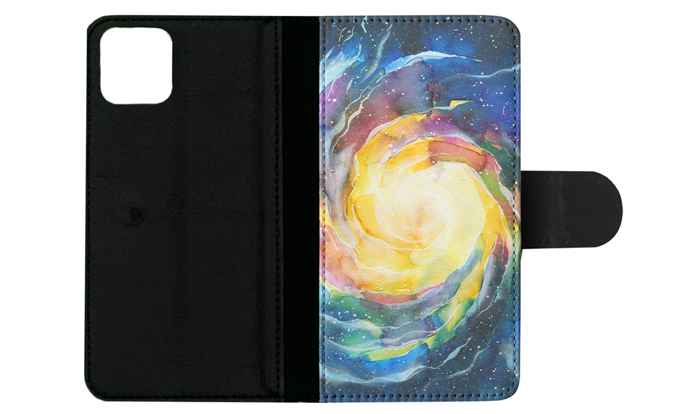 FLIP CASE FOR APPLE IPHONE|WATERCOLOR SPACE ART 15 - Picture 107 of 193