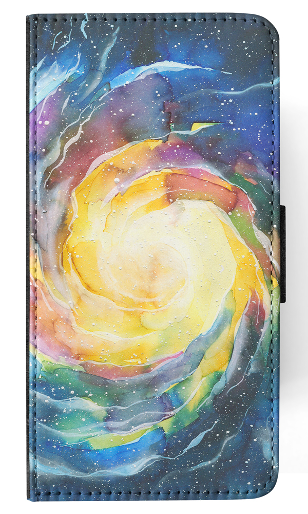FLIP CASE FOR APPLE IPHONE|WATERCOLOR SPACE ART 15 - Picture 95 of 193