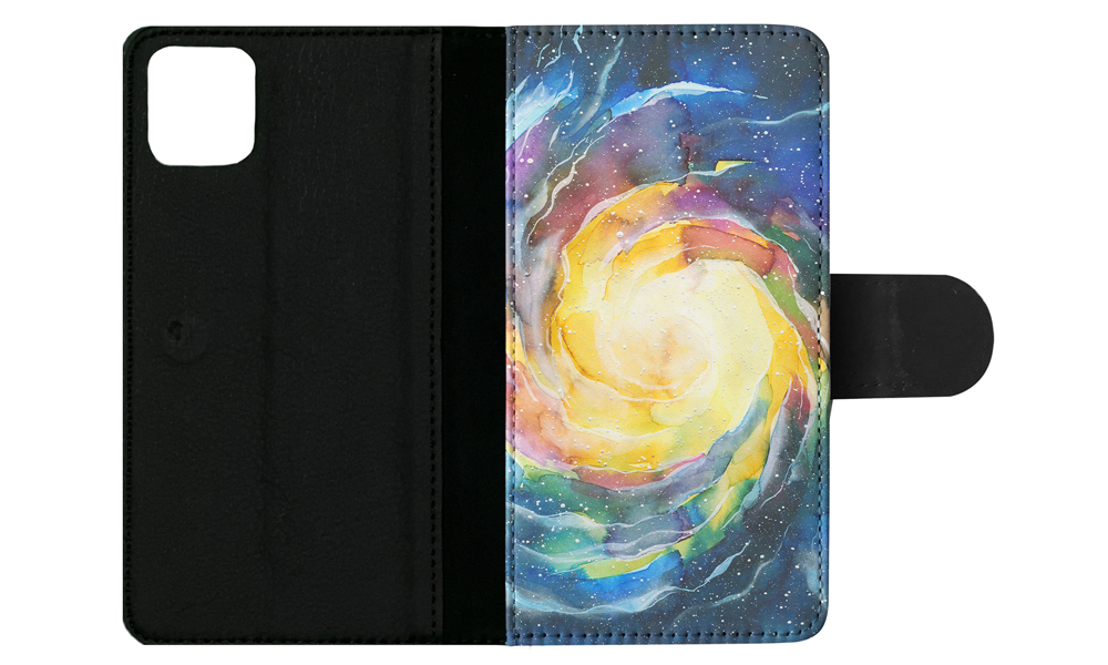 FLIP CASE FOR APPLE IPHONE|WATERCOLOR SPACE ART 15 - Picture 97 of 193