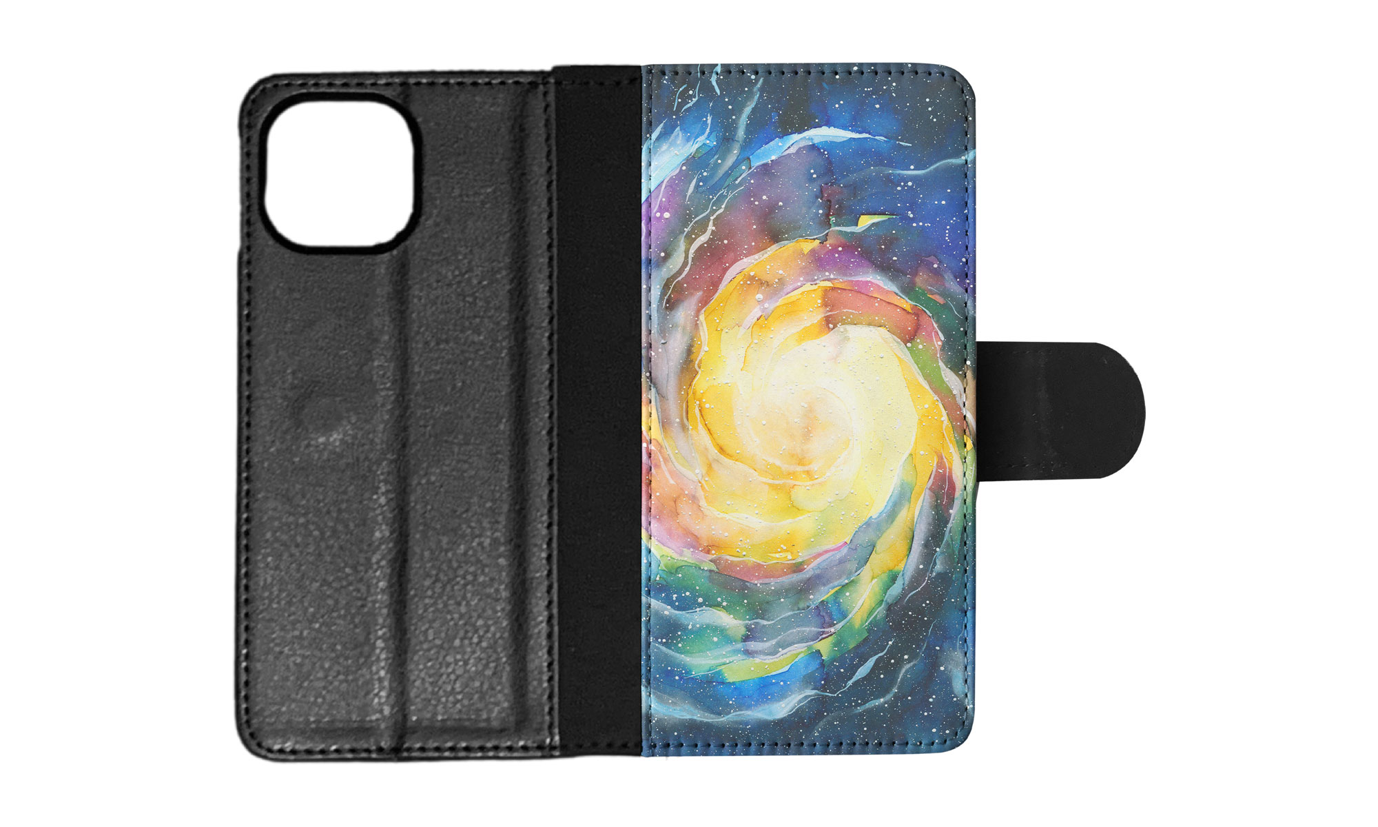 FLIP CASE FOR APPLE IPHONE|WATERCOLOR SPACE ART 15 - Picture 64 of 193