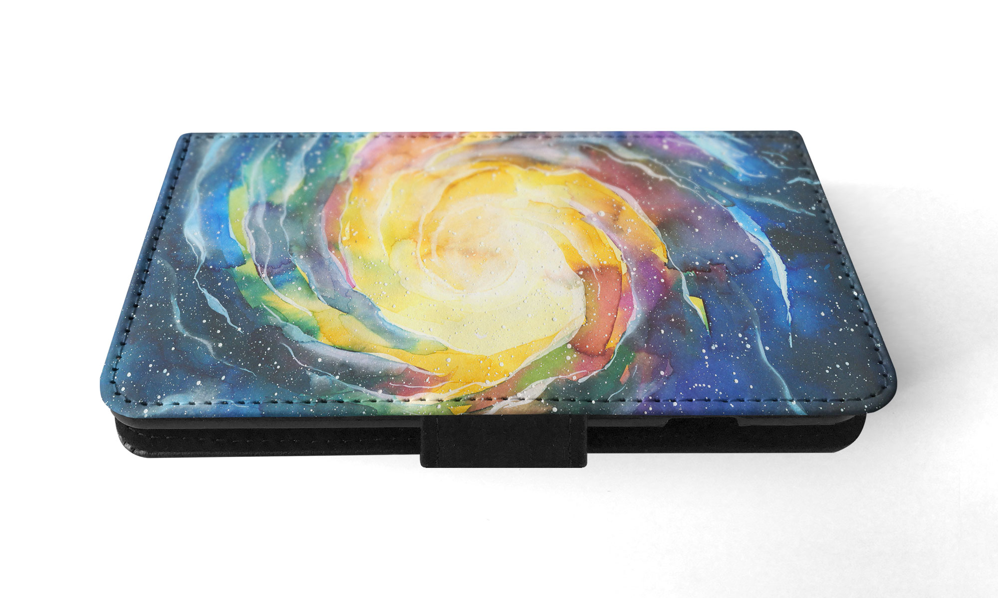 FLIP CASE FOR APPLE IPHONE|WATERCOLOR SPACE ART 15 - Picture 53 of 193
